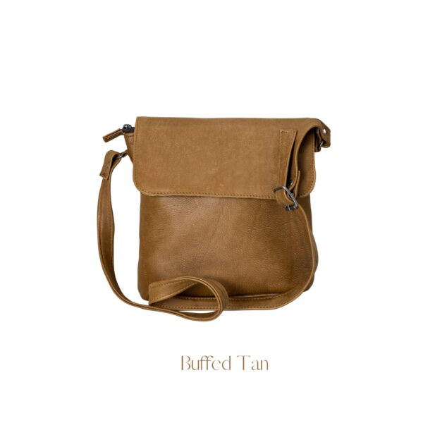 Maribu Leather Bob in Buffed Tan